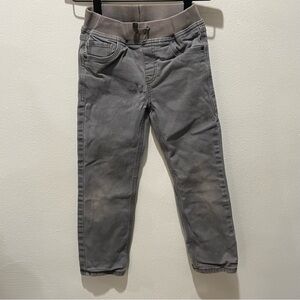 Hanna Andersson Lined Light Grey Pants Size 6-7